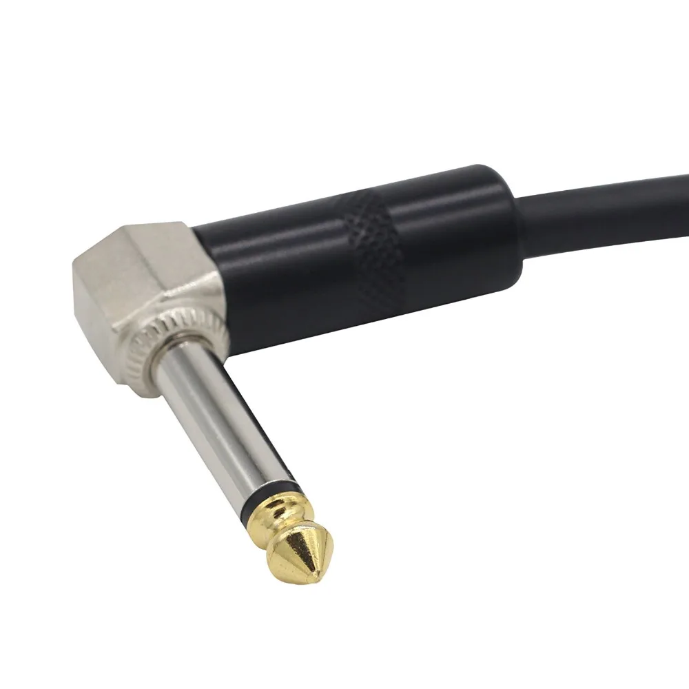 Sonicake правый угол гитары и бас патч-кабель 15 см 1/4 инструмент эффекты кабель(3 шт. в упаковке) для электрогитары запчасти QPC-02