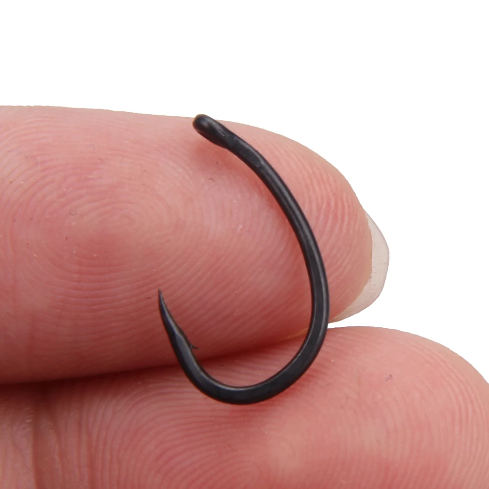 Fishing Swivels Matt Black Teflon Coated Anti Glare 19mm Rolling Swivel Size 1