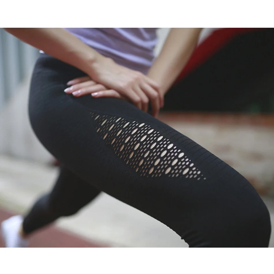 JNC Purple Energy Seamless Yoga Pants Tummy Control Yoga Leggings High Waist Sport Leggings Running Pants Women Gym Tights