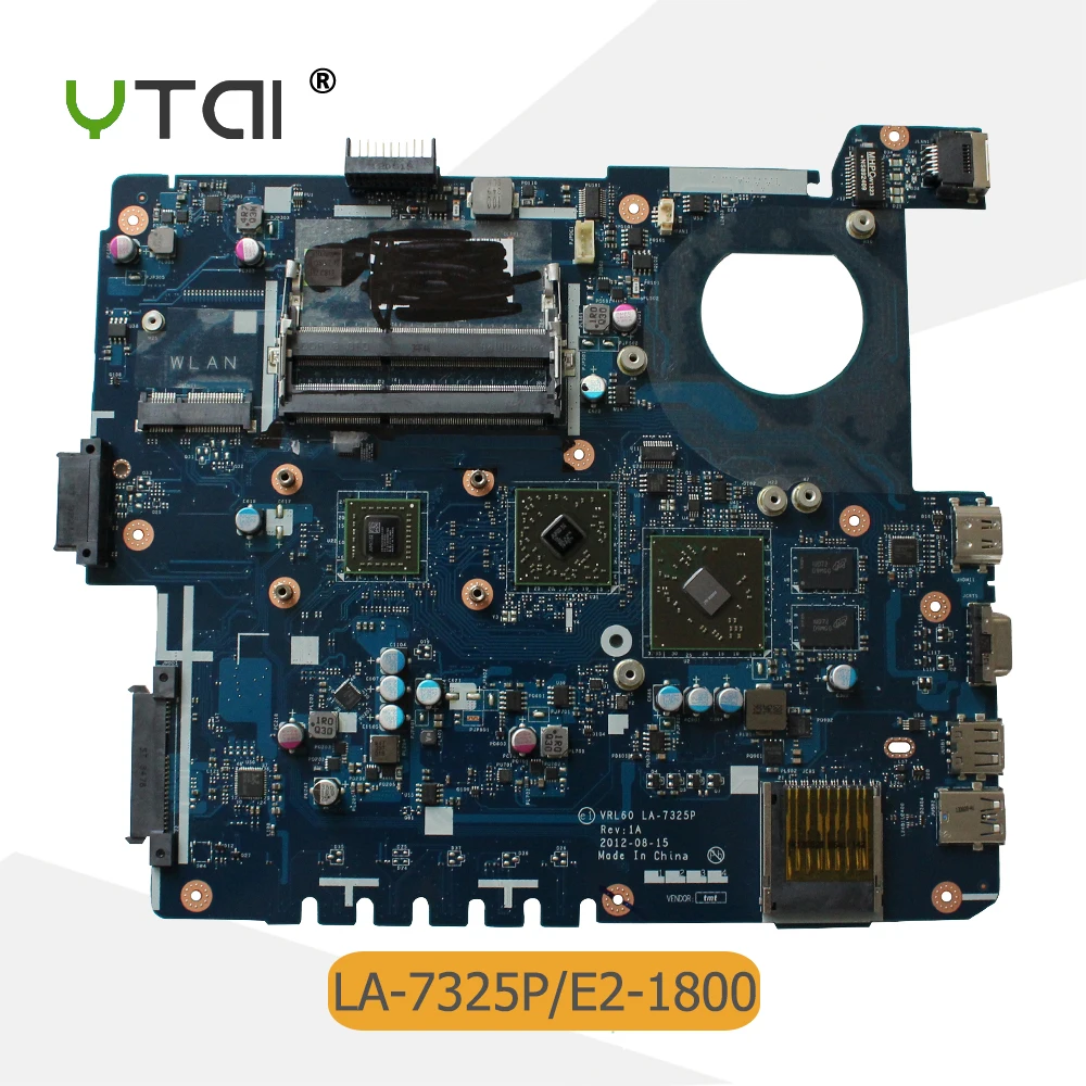 

YTAI for ASUS K53BE laptop motherboard LA-7325P REV:1.0 onboard CPU DDR3 mainboard