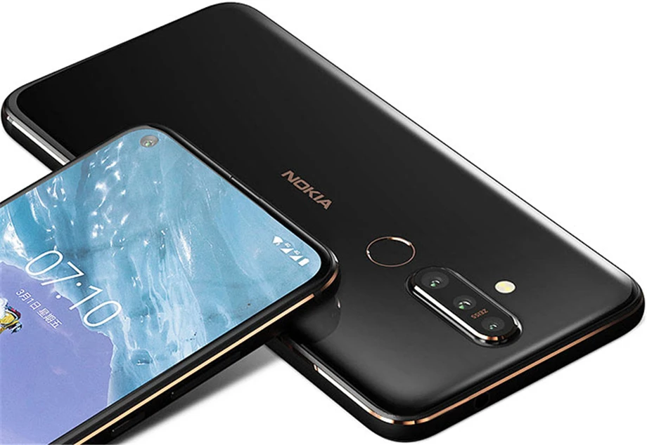 Nokia X71 Android мобильный телефон Восьмиядерный 4G LTE 6,39 ''6 Гб ram 64 Гб rom Dual SIM 48MP 3 камеры заднего вида