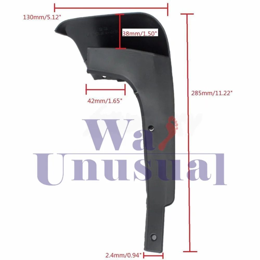 WANUSUAL 4pcs For Toyota Corolla 2008 2009 2010 2011 2102 2013 Mud Flaps Splash Guard Fender Mudguard 6