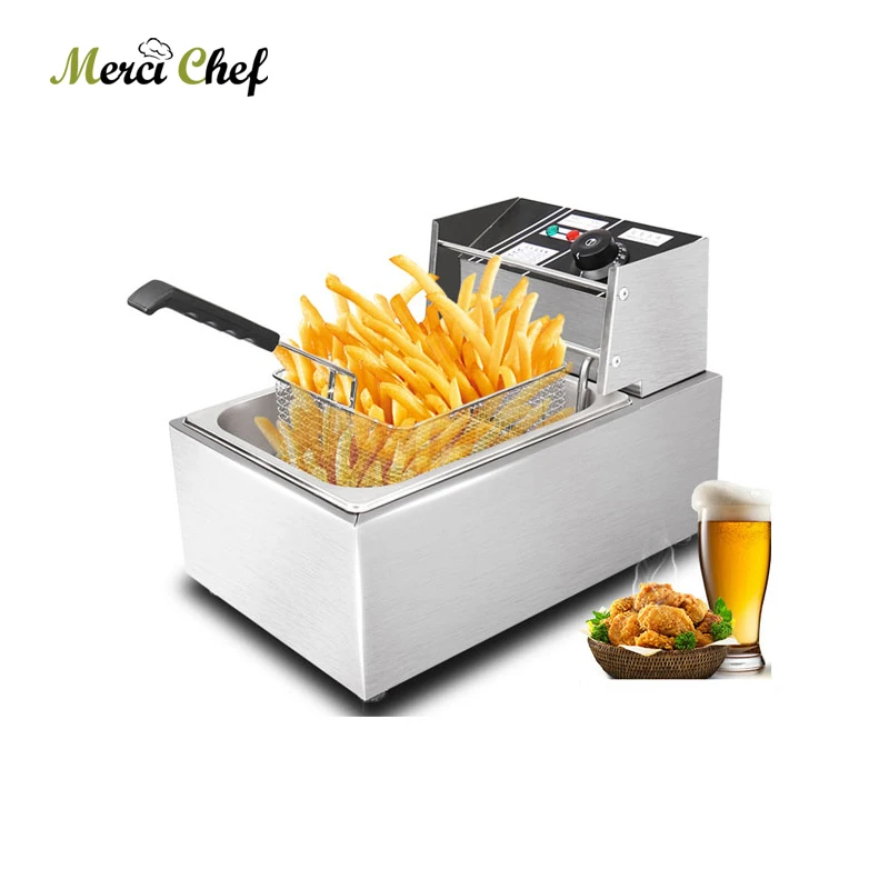 Food Processor 8L Electric Deep Fryer 110V/220V Stainless Steel Frying Machine Commercial Or Home Use Fryer Food Processor 8L Electric Deep Fryer 110V/220V Stainless Steel Frying Machine Commercial Or Home Use Fryer