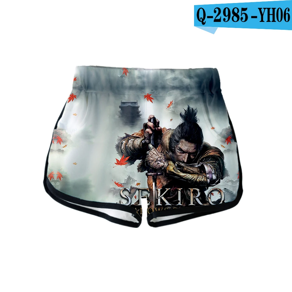 3D Sekiro Shadow Die Twice шорты с принтом женские повседневные сексуальные шорты повседневные женские летние шорты Горячая Распродажа Большие размеры - Цвет: YH06