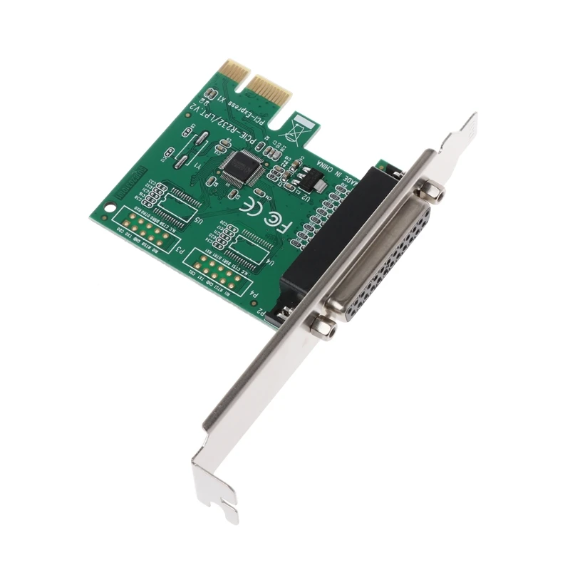 Параллельный порт DB25 25Pin принтер LPT к PCI-E Express адаптер конвертер 1 шт. | Компьютеры и