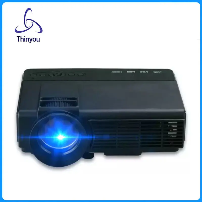 Thinyou Mini Best Full HD 1080P Portable USB Multimedia video Home Theater Pico LCD LED Video 3D Projector Projetor Proyector