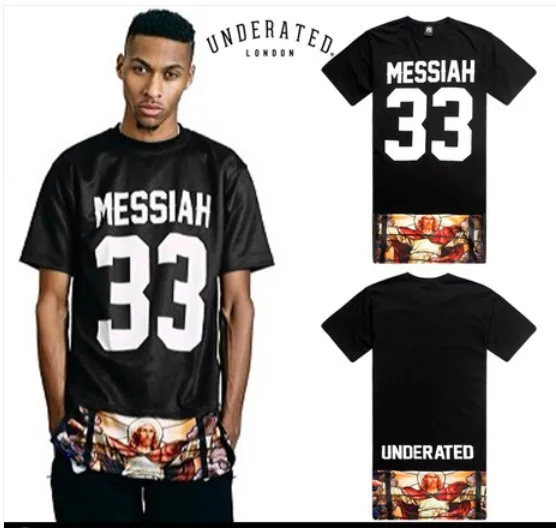 UNDERATED KTZ Men's Hip Hop Tee Shirts Side Zipper Design Printed Men Extended t-shirt Rock Clothing Hood By Air | Мужская одежда