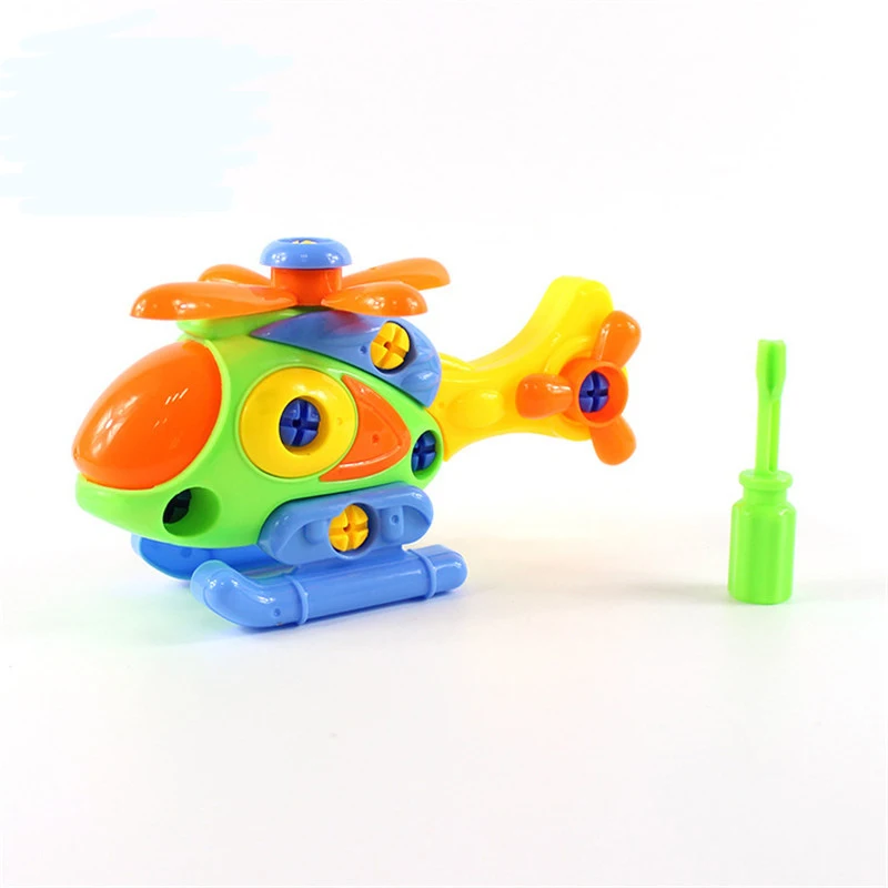 Разборная гайка игрушечный самолет модели строительных блоков игрушки