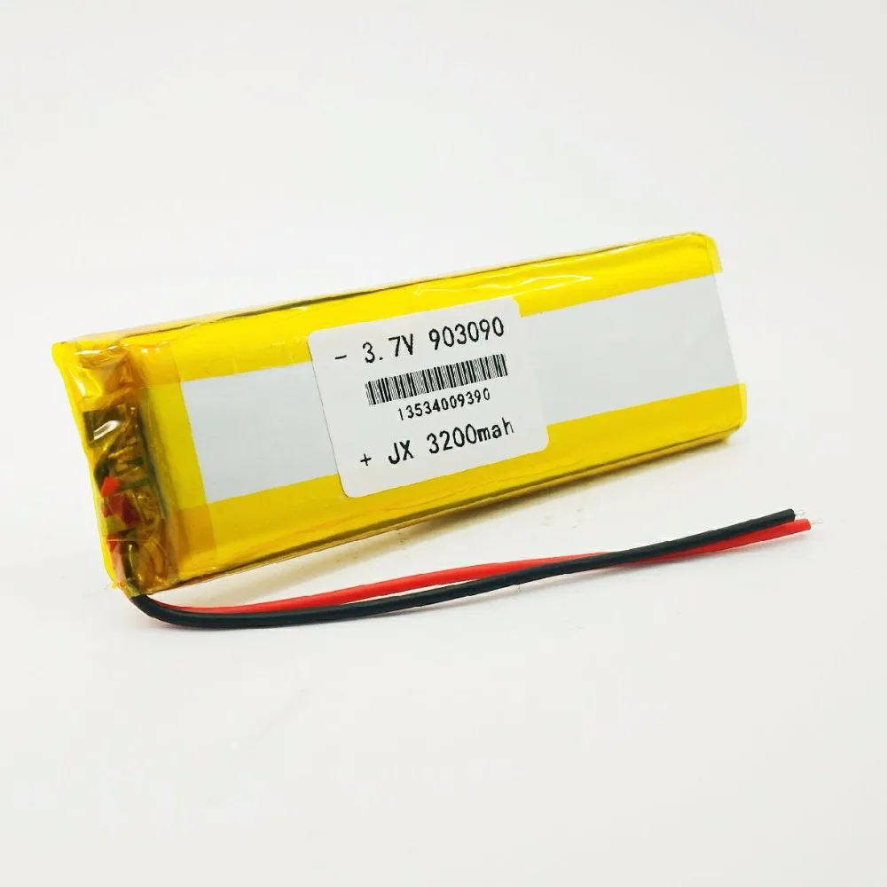 3 7 V батарея 903090 3200mah длинная полоса литиевая LED красота лампа ручной свет