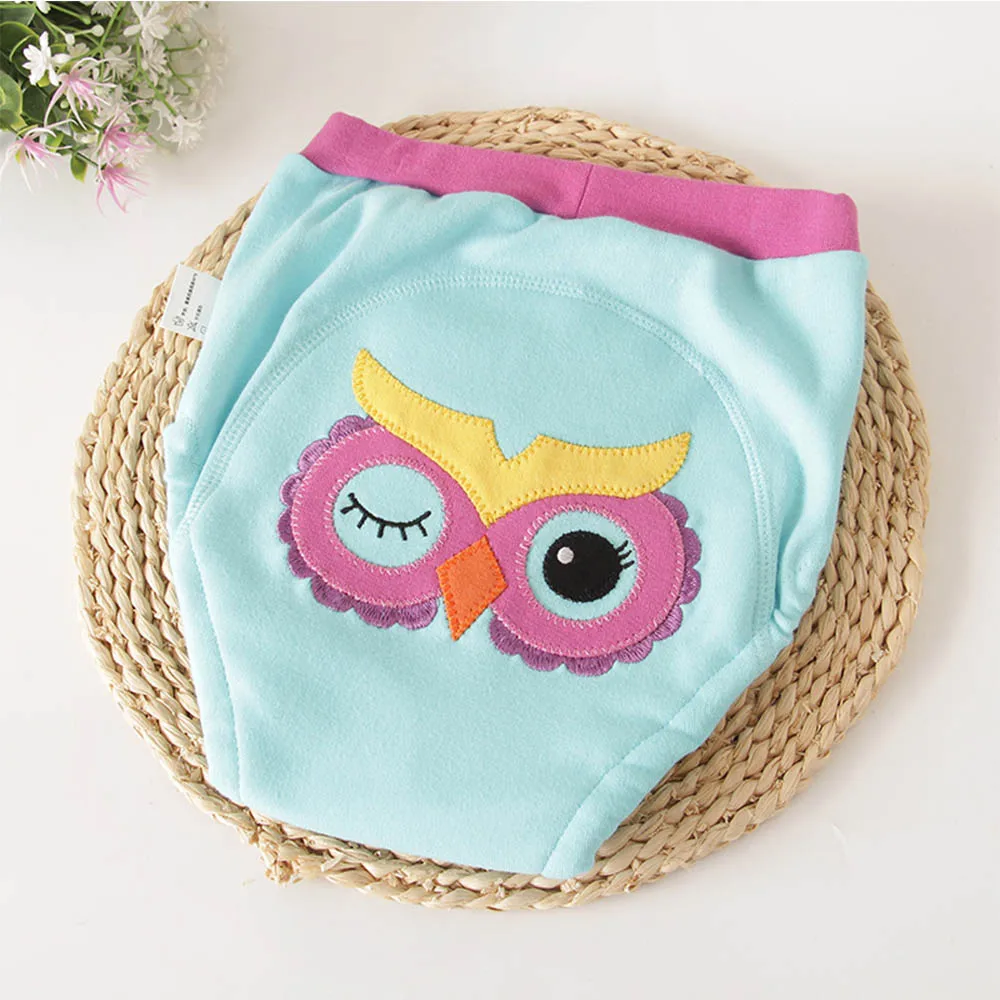 

Baby Diapers Infant Training Pants Character Pattern Reusable Nappies Baby Cloth Diaper Cover Newborn Underwear Panties 4layers
