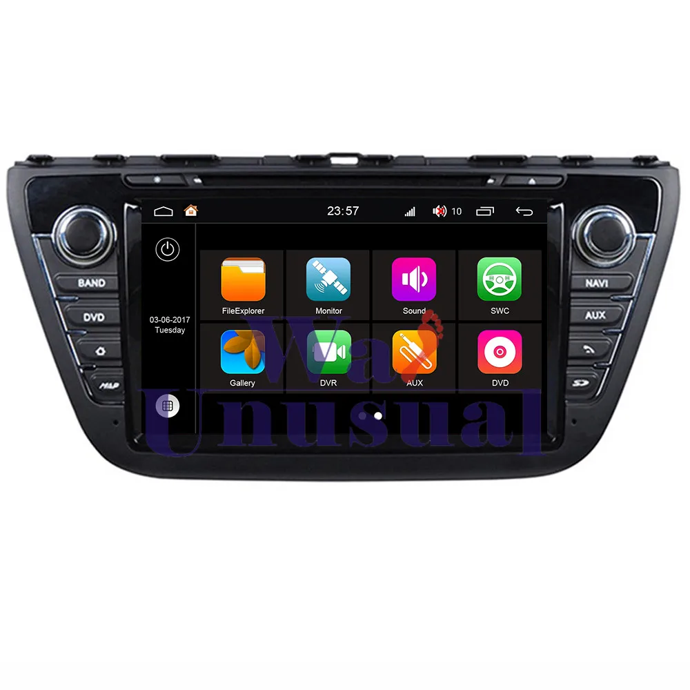Sale WANUSUAL 8" WINCA S190 Android 7.1 Quad Core 16G 2G RAM Car DVD Player GPS for Suzuki Cross 2014 Radio Stereo Bluetooth WIFI Map 0