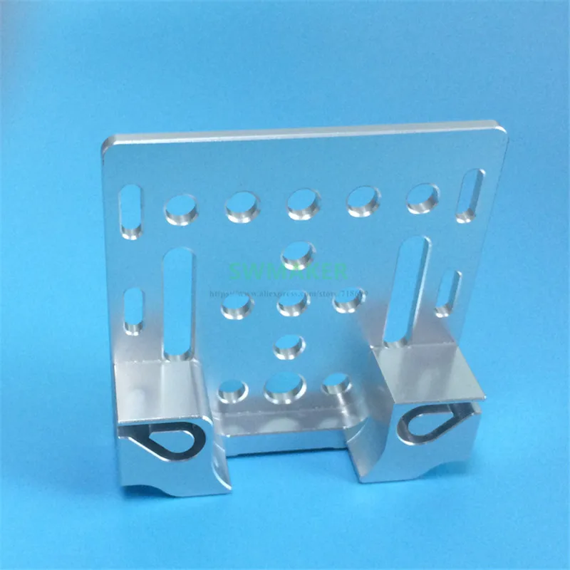 

silver/black V-Slot Openbuilds X-axis slider aluminum plate with timing belt buckle buckle 2020 profile board 3d printer part