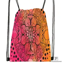 Custom mandala El Laberinto de Rosa@ 5 походная сумка на шнурке Cute Daypack Kids Satchel(черная спинка) 31x40 cm#20180611-02-99