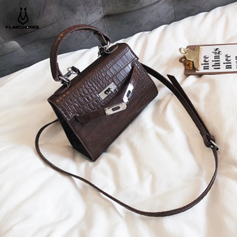 

2019 Crossbody Bags For Women Leather Luxury Handbag Famous Designer Brand Bolsa Feminina Crocodile Shoulder Bag Ladies Sac Main