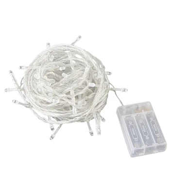 

10M 80LED Decoration String Lights for tmas Tree Valentine's Day Wedding Party Events (White)