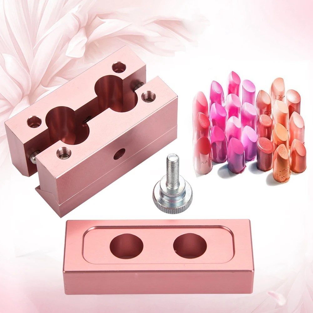 1 Set Aluminum Alloy Rose Gold DIY Lipstick Mold with 2/4 holes Dual Uses Lip Balm Maker Tools DIY Mould Crafts Tool Kit 1 Set Aluminum Alloy Rose Gold DIY Lipstick Mold with 2/4 holes Dual Uses Lip Balm Maker Tools DIY Mould Crafts Tool Kit