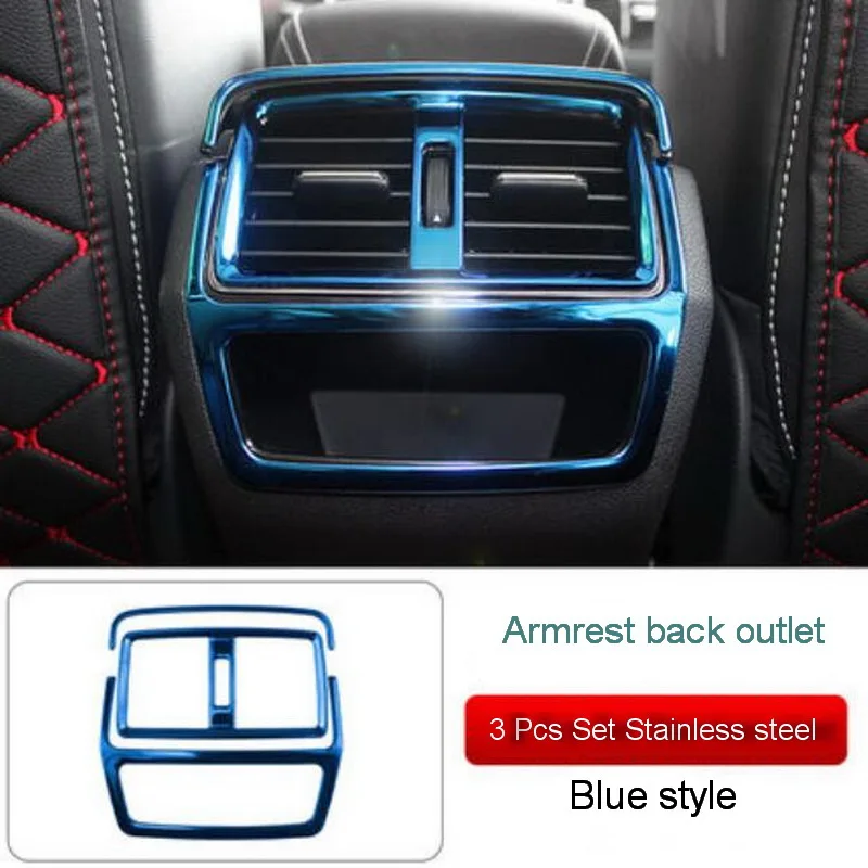 Cubierta de Tonlinker pegatina para SKODA KODIAQ 2017-18 estilo de coche 1-3 piezas de acero inoxidable decoración de piezas de Interior cubierta de pegatinas Cubierta de Tonlinker pegatina para SKODA KODIAQ 2017-18 estilo de coche 1-3 piezas de acero inoxidable decoración de piezas de Interior cubierta de pegatinas