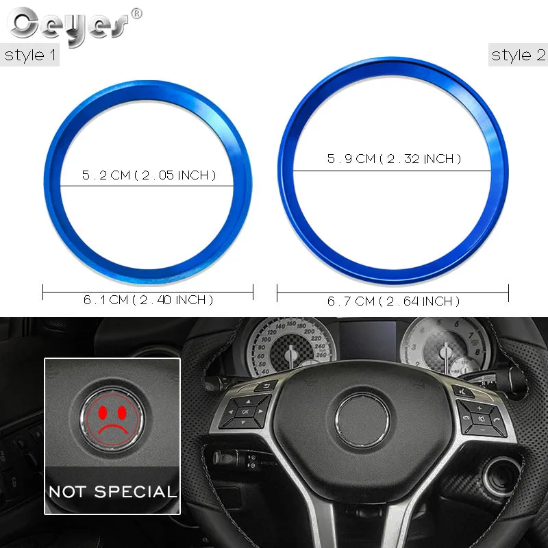Car steering wheel decoration circle ring sticker for MERCEDES (21)
