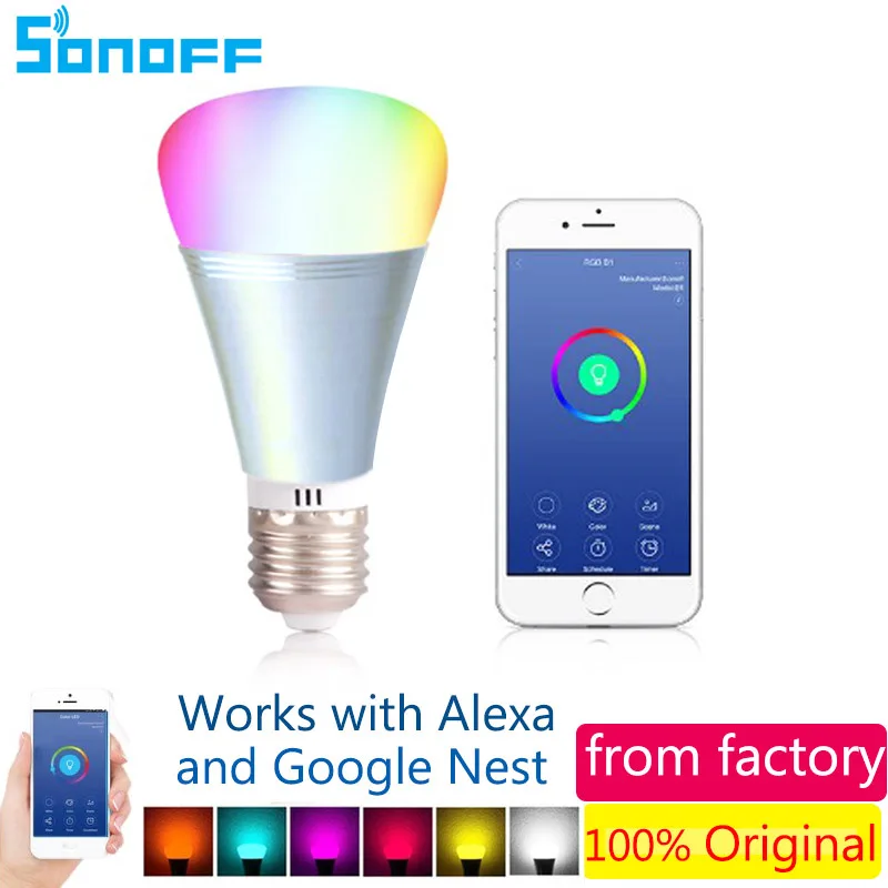 Sonoff B1 Led Bulb Dimmer Wifi Smart Light Bulbs Remote Control Wifi