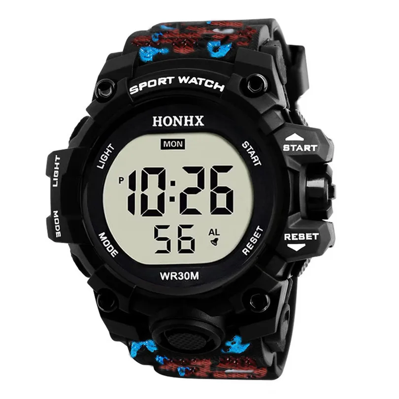 Новые модные роскошные мужские Аналоговые Цифровые военный армейский Спорт светодиодный водонепроницаемый смарт наручные часы для спорта человек#4m18