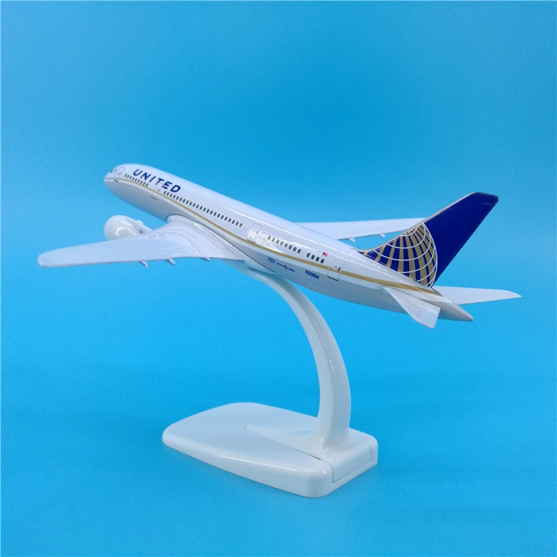 20 см 1/400 коллекционные Boeing 787 Соединенные авиалинии игрушечные модели самолетов литье под давлением пластиковый сплав самолет подарки для детей