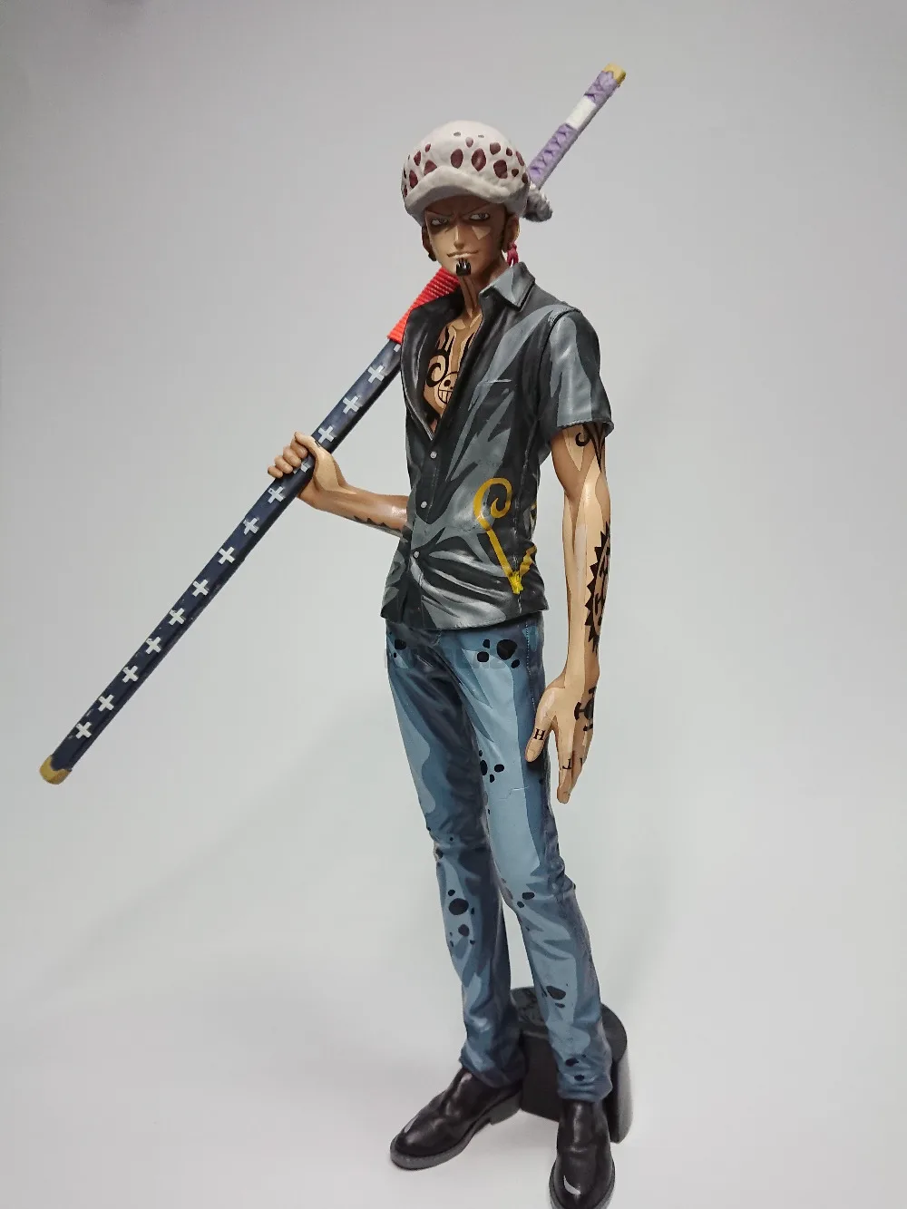 LAW Figure Trafalgar Law Luffy One Piece Santoryu MSP Comic Ver Death Doctor One Piece 28cm