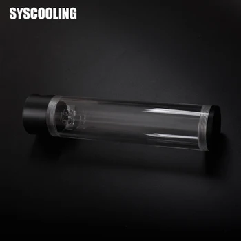 

Syscooling large water tank 190*60mm cyllindrical transparent ART19 white & black