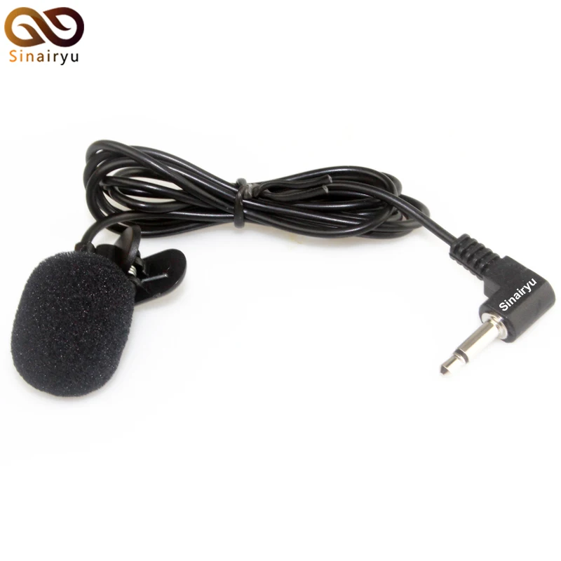 Sinairyu 3.5mm Stereo Jack Plug Mono Car Audio Microphone Pc Mic With