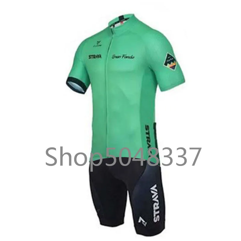 Triathlon Suit Men Sport Set Summer Cycling Jersey Pro Team Strava Ropa Ciclismo Maillot Boys Cycling Skinsuit - Color: 15