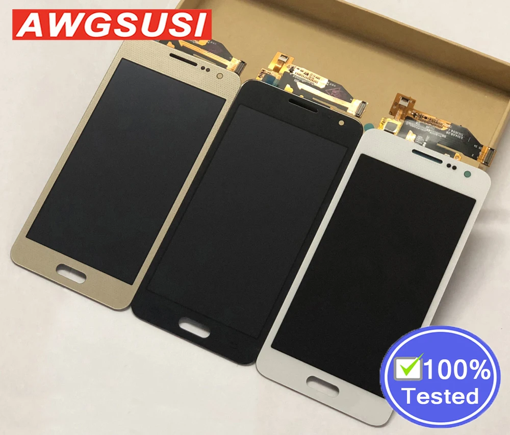 

4.3" for Samsung Galaxy A3 2015 A300 SM- A300X A300H A300FU A300FN LCD Display Panel Screen + Touch Digitizer Sensor Assembly