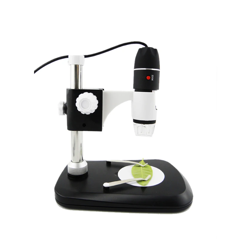 

Portable Mega Pixels 50X to 1000X 2MP USB 8 LED Digital Industrial Microscope Endoscope Camera Magnifier+Stand+Calibration Ruler