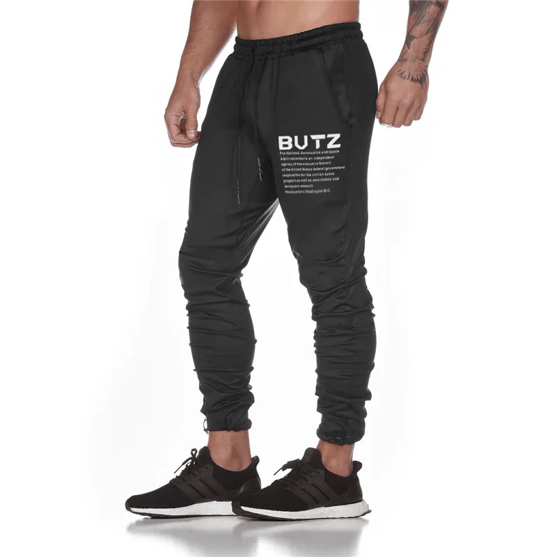 2019 drawstring striped zipper decorated slim pants