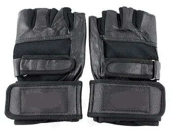 

Real Leather weight lifting pull up Fitness gym gloves mitts multifunction Durable Non-slip with Wrist protect exercise