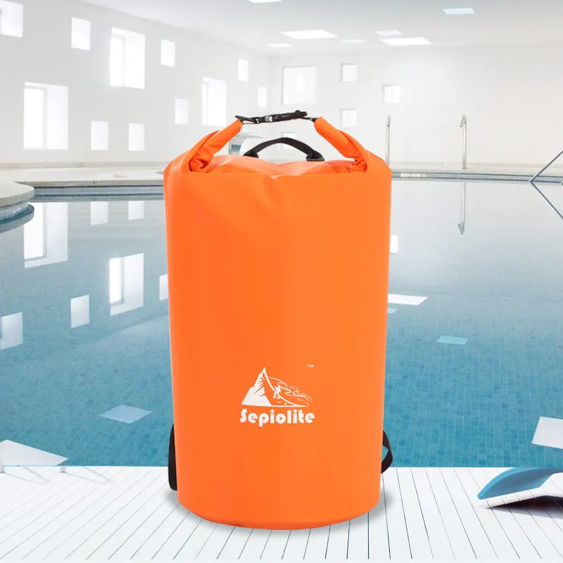 Sepiolite brand15L/25L водонепроницаемый рюкзак для хранения сухой мешок для сплав на каноэ каяках Спорт на открытом воздухе рюкзаки, сумки для путешествий