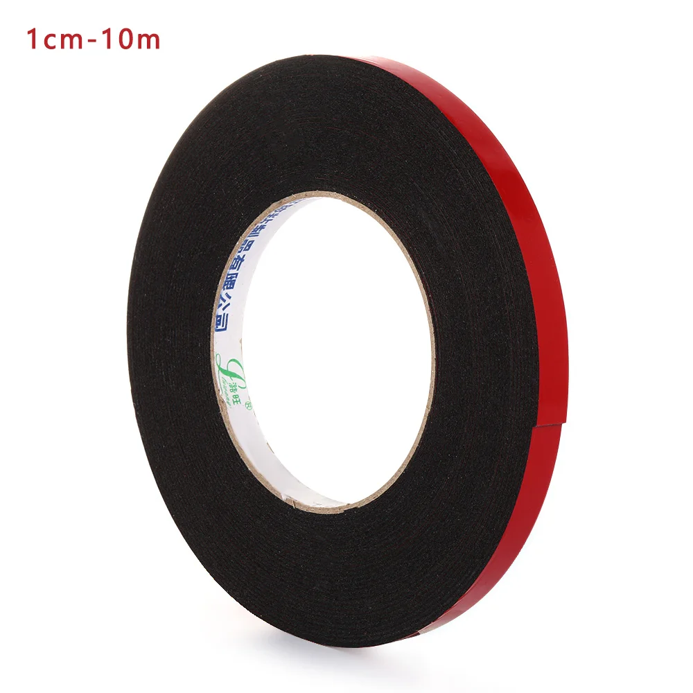 10m 1PC Strong Waterproof Adhesive Double Sided Attachment Acrylic Foam Tape For Car Trim Home Multi-Purpose Craft Supplies - Цвет: 1.0cm