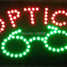 CHENXI прямые продажи 10*19 дюймов полууличные optica открытый магазин светодиодные неоновые вывески