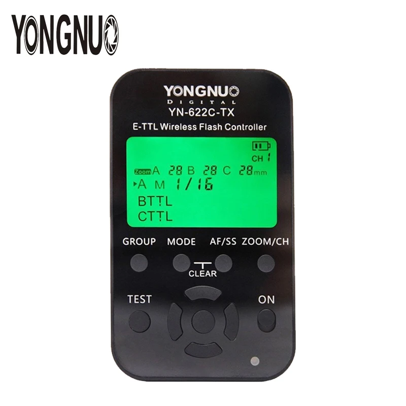 YONGNUO YN-622C-TX Transmitte+ YN622C один комплект трансивера 2,4G беспроводной ttl триггер контроллер трансивера для Canon