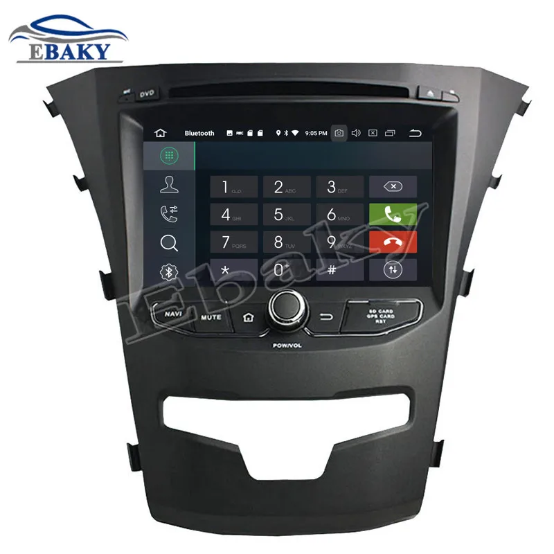 Excellent NaviTopia 7inch 4GB RAM 64GB ROM Octa Core Android 9.0 Car DVD Player For SsangYong Korando 2014/GPS/WIFI 17