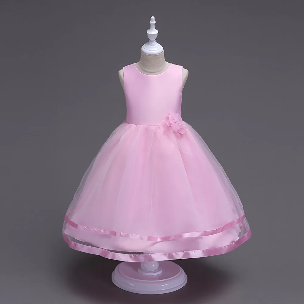 

Princess dress Children's Dress robe princesse Halloween Princess dress Girl Troll Summer Dress kids blue tutu little dress