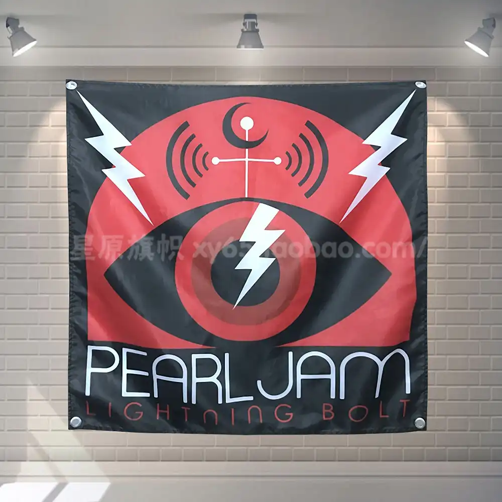 Pearl Jam Heavy Metal Music Rock Band Poster Banners Hanging Pictures Art Waterproof Cloth Music Festival Banquet Party Decor Aliexpress
