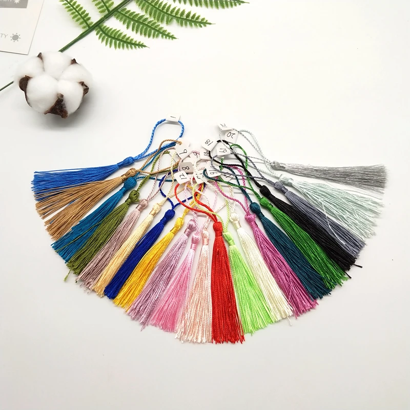 32PCS/lot 7cm Hanging rope Silk Tassels fringe sewing bang tassel trim key tassels for DIY