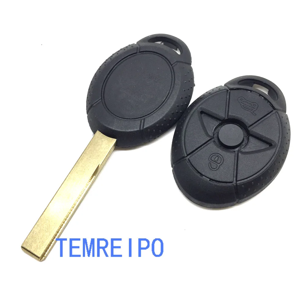 

10pcs/lot No Chip Uncut Blank 3 Buttons Remote Key Case Shell For bmw Replacement Key Fob Cover