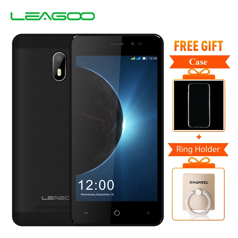 LEAGOO Z6 3g Смартфон Android 6 0 4 97 "Дисплей мобильного телефона MT6580M ядра 1. Гц 1 ГБ