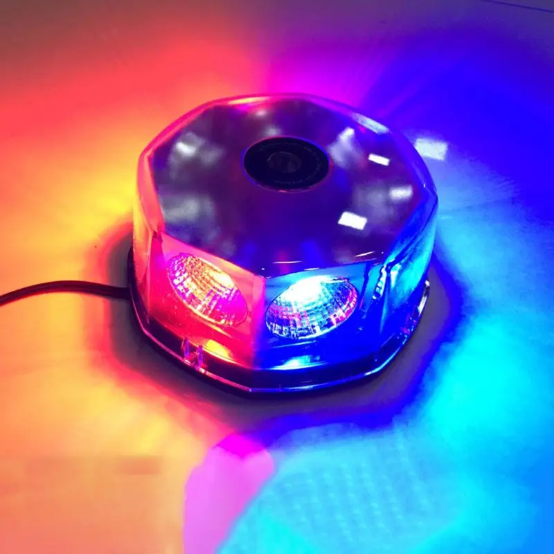 

1pcs 40W 8LED 12V-24V COB Car Engineering Car Ceiling Strobe Light Roof Car LED Flashing Warning Light