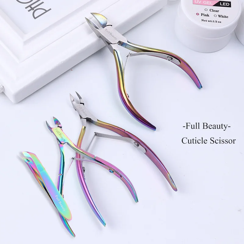 

Nail Clipper Plated Nail Arthide Cuts 4 High Quality Manicure Manicure Multifunction Scissors Tool