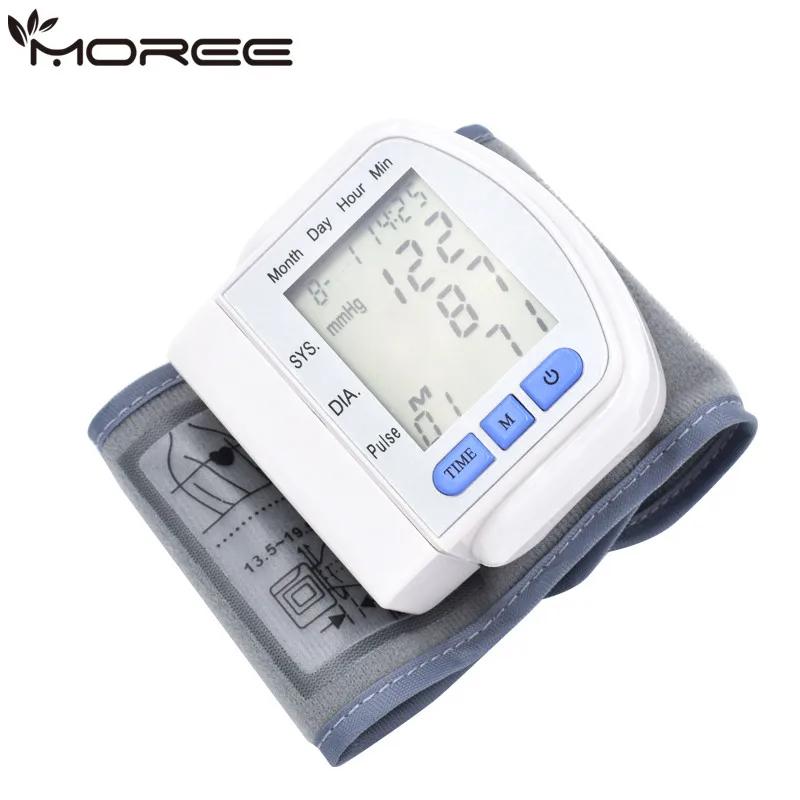 

easy operate digital wrist blood pressure monitor health monitor Sphygmomanometer monitor de presion arterial