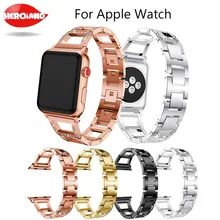 Металл, отлично подходит для замены ремешков Нержавеющая сталь часы ремешок для iwatch Apple Watch браслет со звеньями 38 мм 42 мм с адаптером селфи-стик series1/2