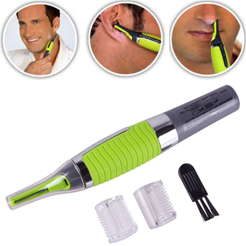 Personal LED Light Nose font b Ear b font Face Hair Trimmer Shaver Clipper New Facial