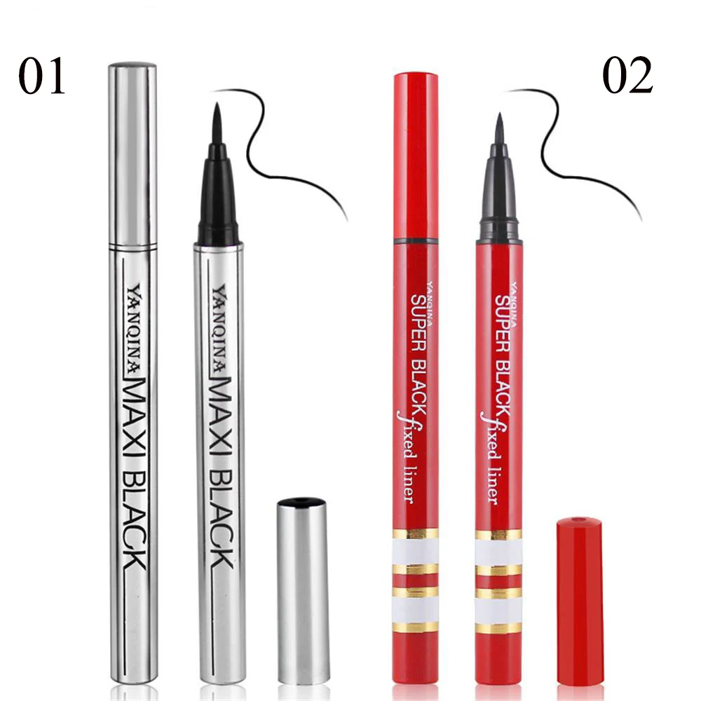 

Waterproof Eyeliner Pencil Extreme Black Pen Makeup Liquid Cosmetic Beauty Make Up Eye Liner Easy To Wear Long Lasting Cosmetic