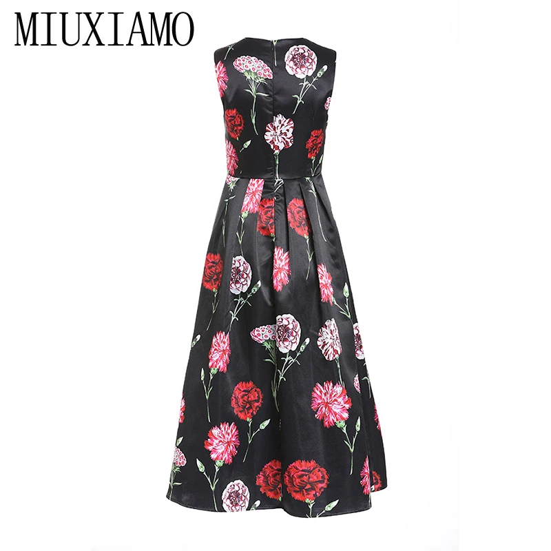 MIUXIMAO 2019 New Fashion Runway Summer Dress Women